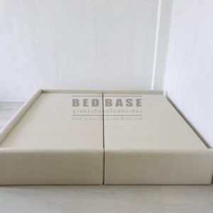 ฐานรองที่นอน เตียงหุ้มหนัง ฐานรองที่นอนไม่มีหัวเตียง ฐานเตียง รุ่นBASE-001